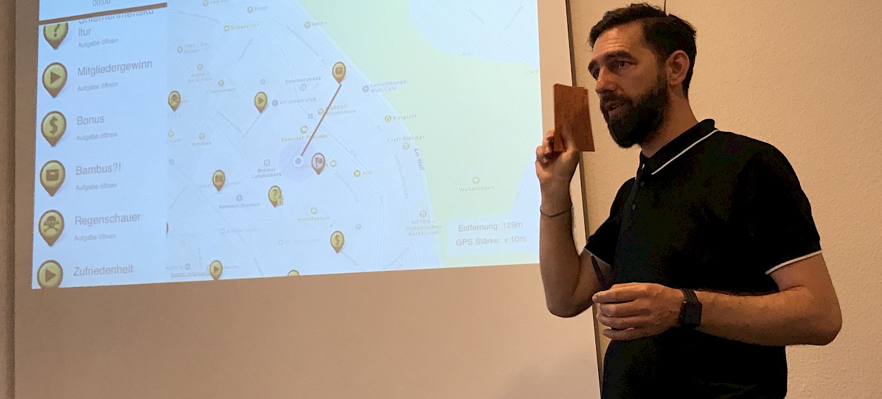 Einweisung durch unseren Kooperationspartner Oli von Geo Bound